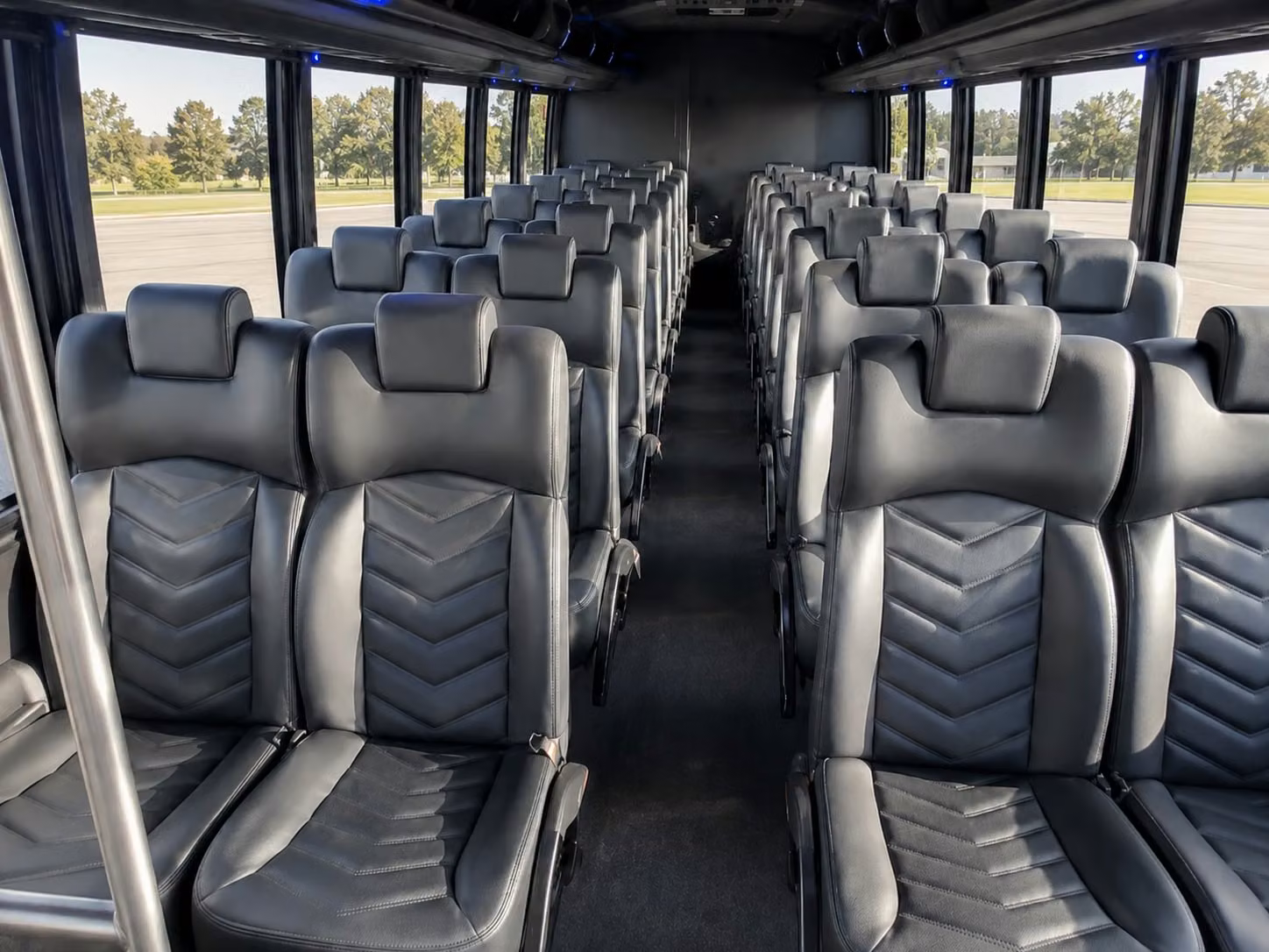 18 passenger minibus interior