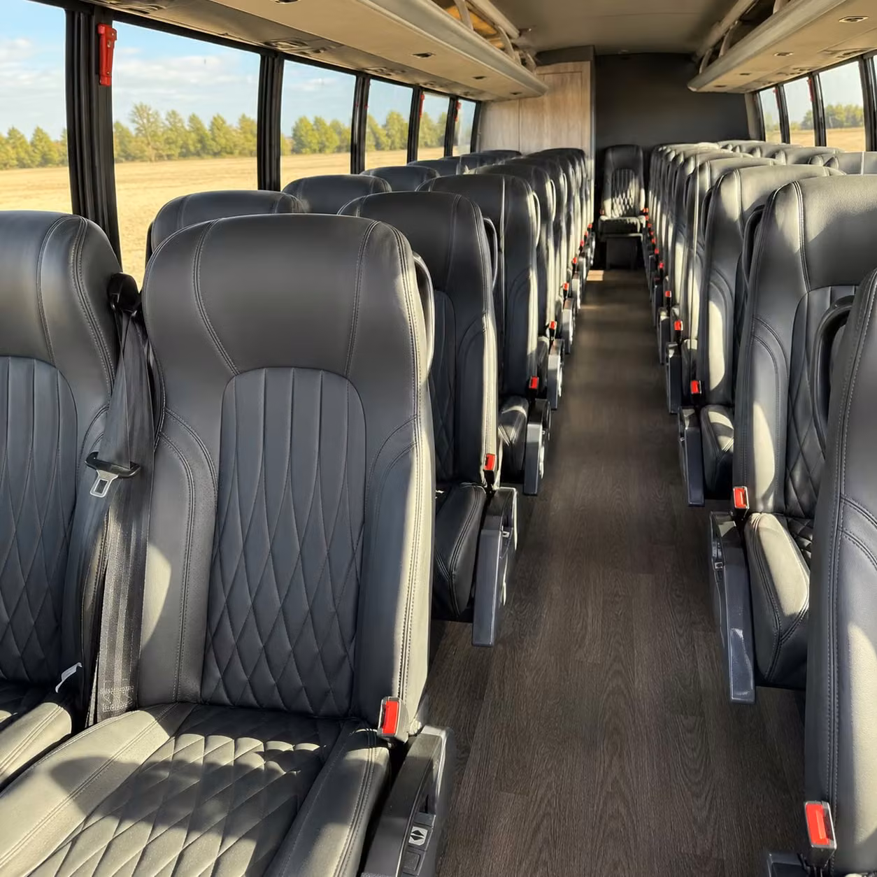 25 passenger minibus interior