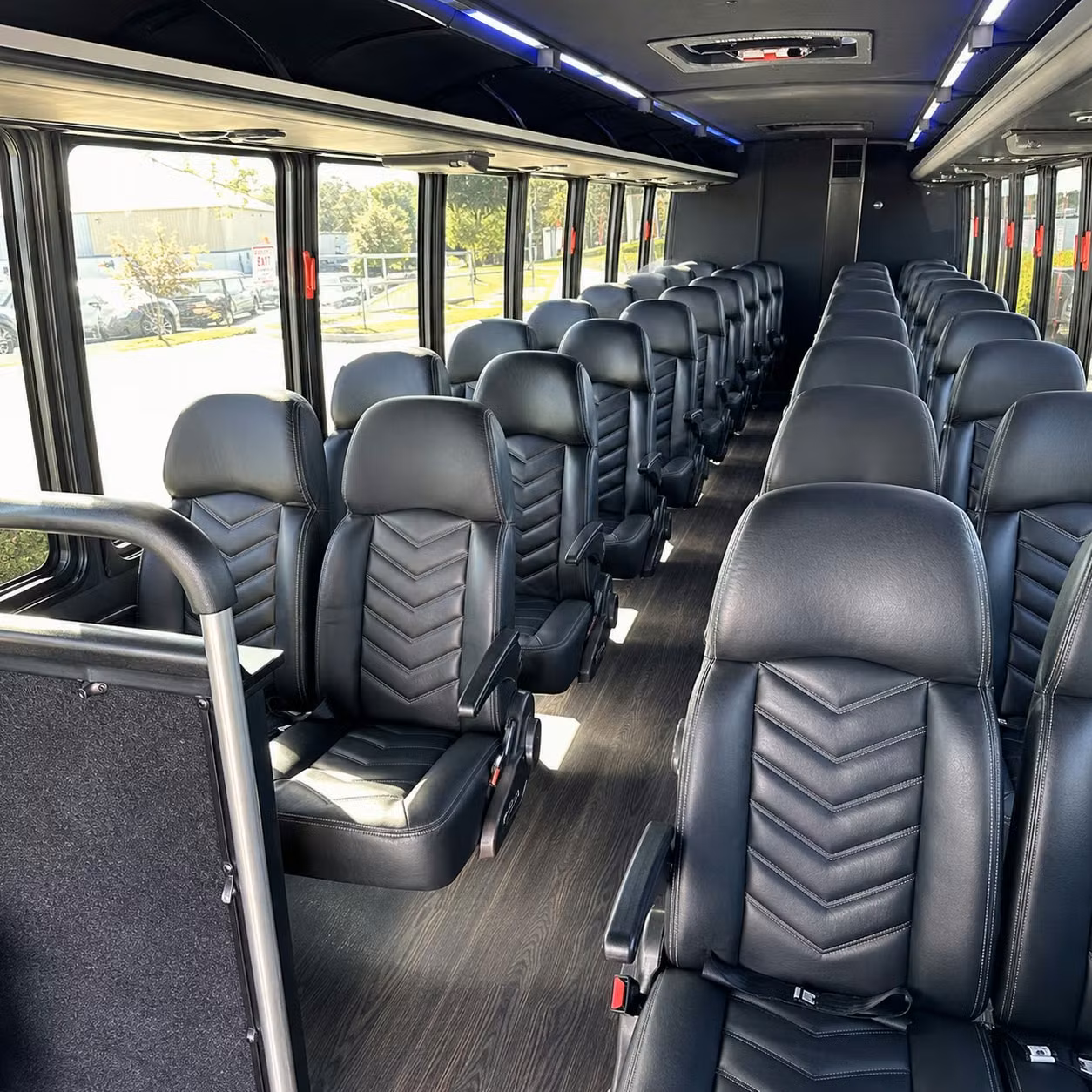 28 passenger minibus inside