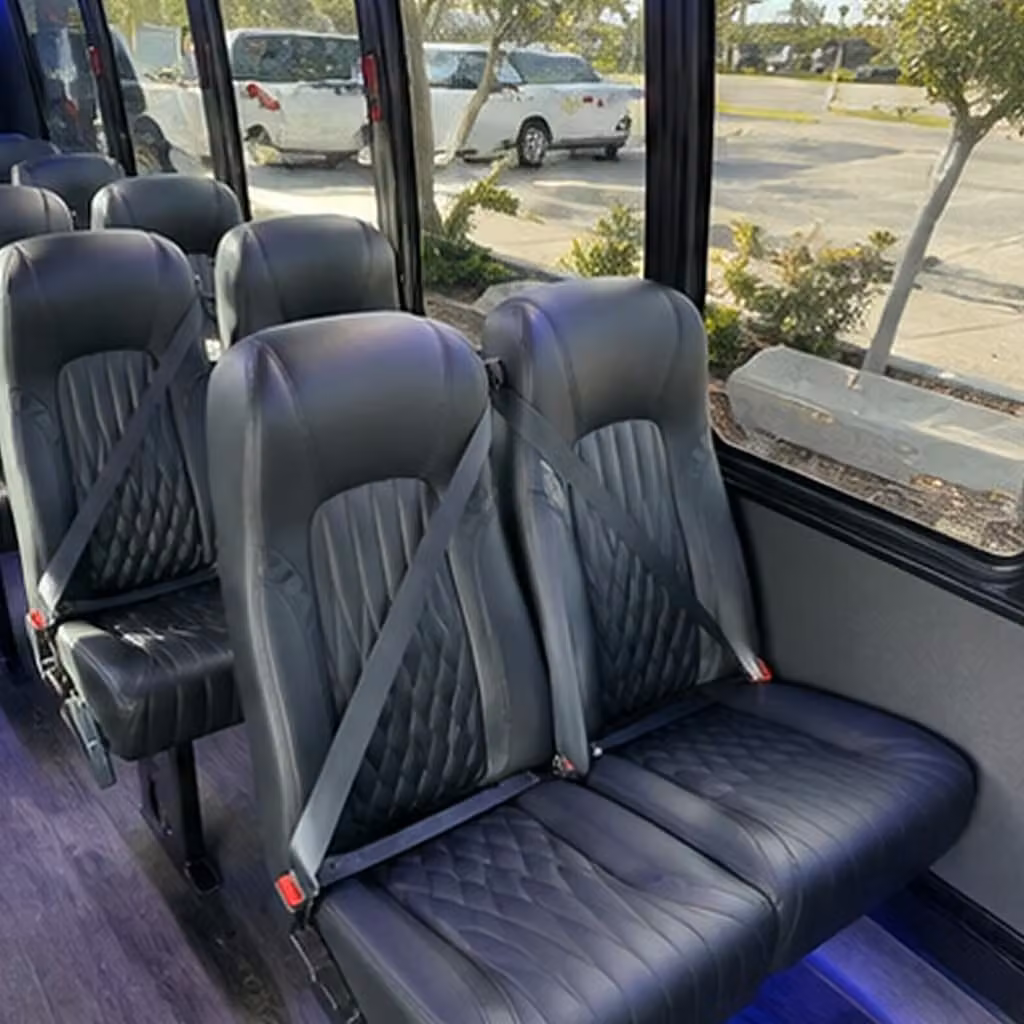 30 passenger minibus inside