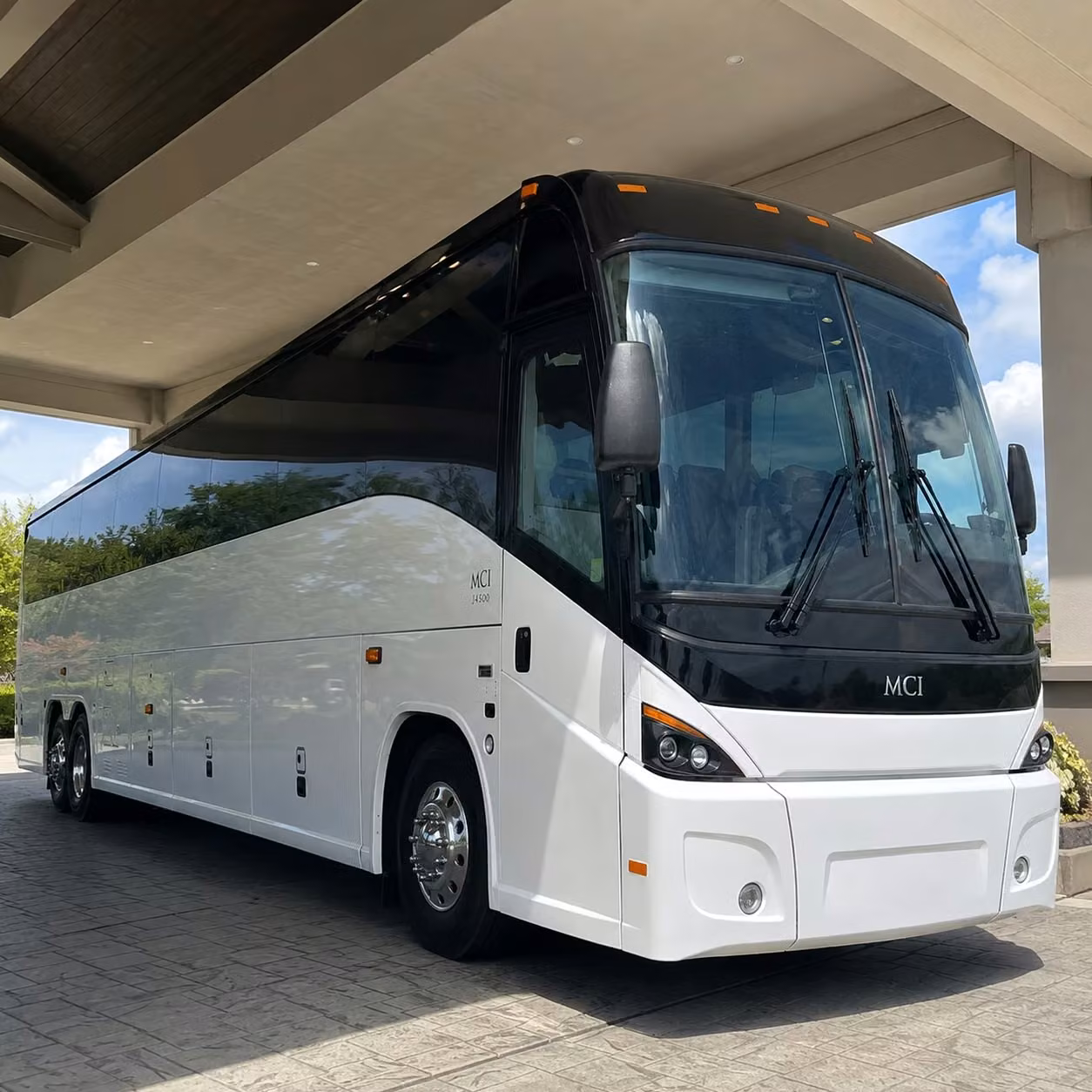 56 passenger charter bus