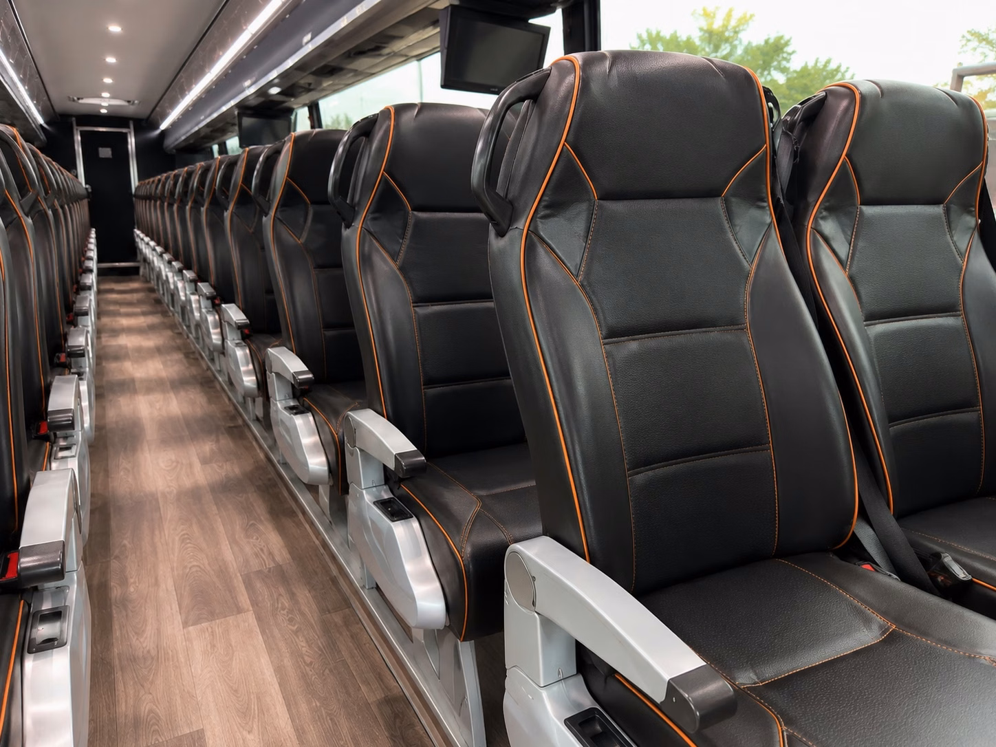 san clemente charter bus rental inside