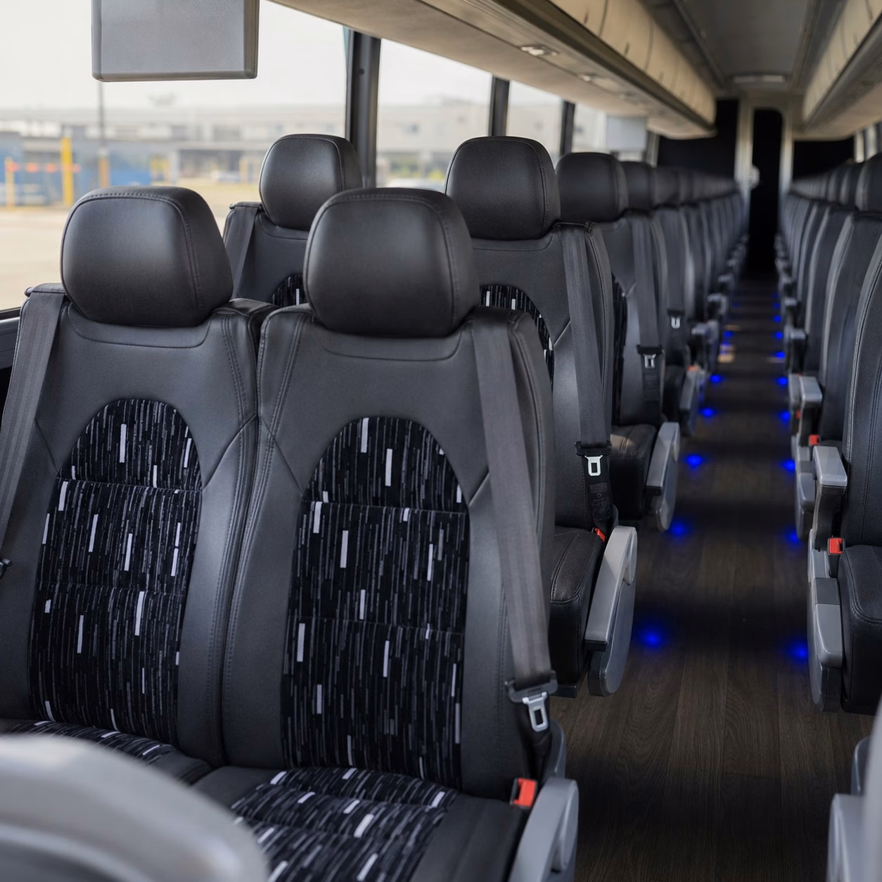san clemente charter bus rental interior