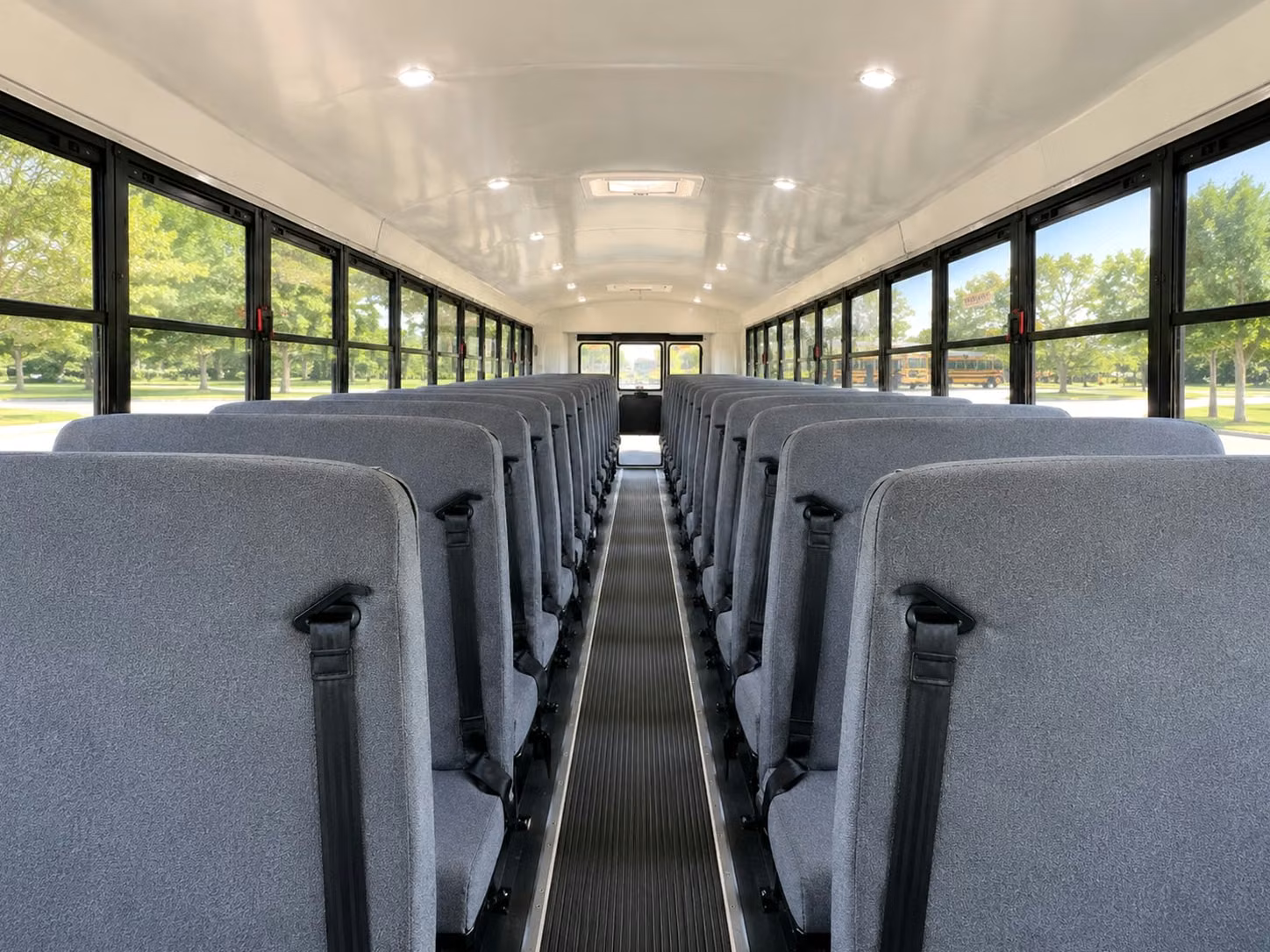 school bus interior