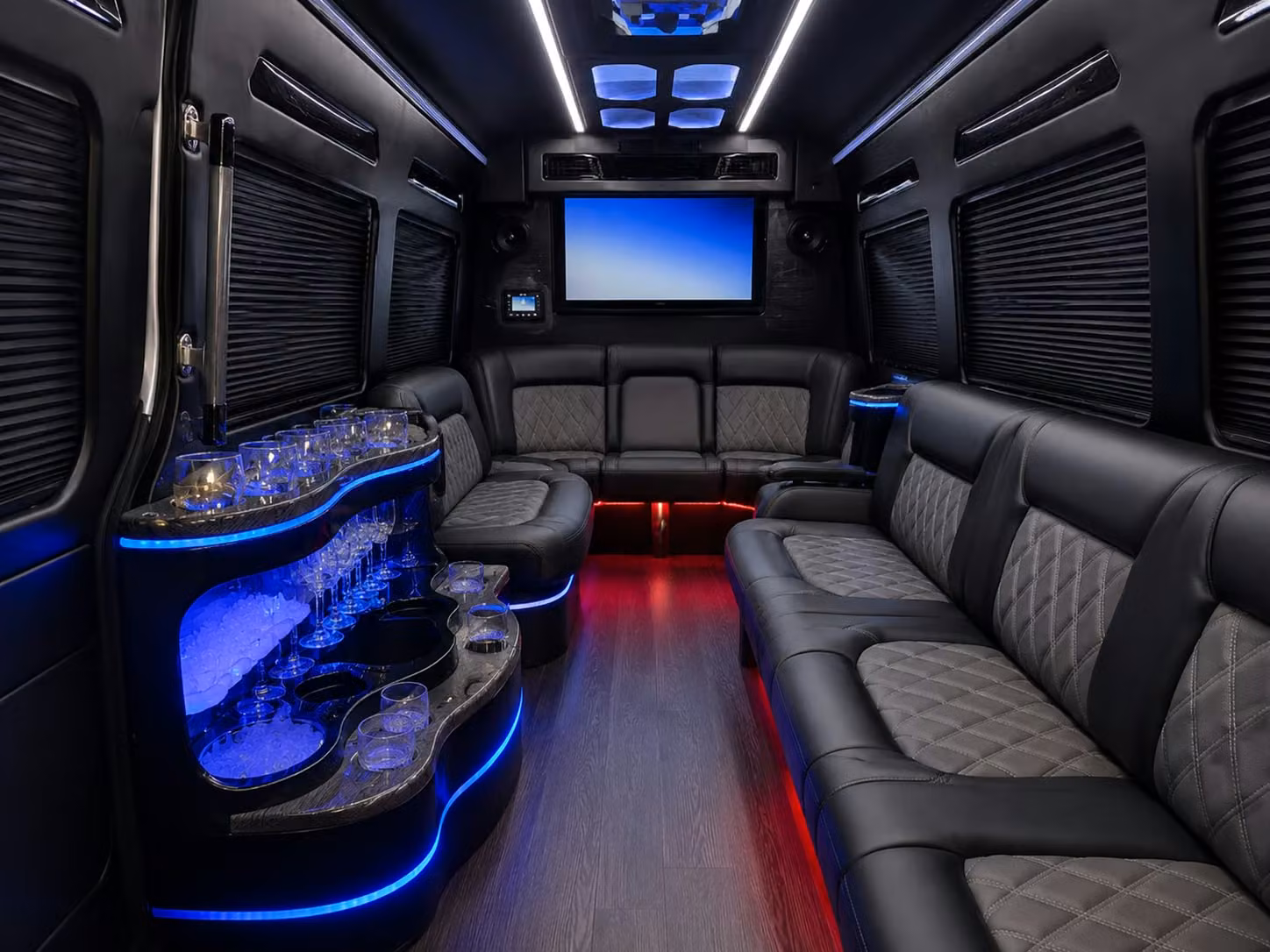 sprinter limousine inside
